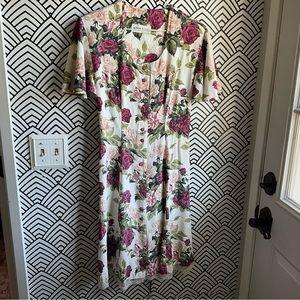 Gorgeous Vintage Dress MIDI Floral 2000s 90s cottagecore